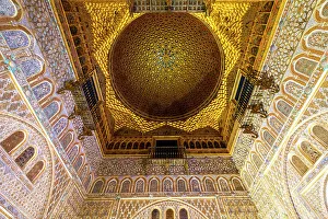 Seville Prints: Alcazar of Seville, UNESCO World Heritage Site, Seville, Andalusia, Spain, Europe