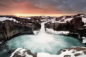 Aldeyjarfoss is a less touristy spot in Iceland, although that will change