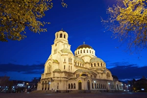 Bulgaria Prints: Aleksander Nevski Memorial Church, Sofia, Bulgaria, Europe