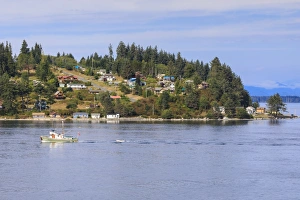 Vancouver Island Prints: Alert Bay, Cormorant Island, Vancouver Island, Inside Passage, British Columbia, Canada