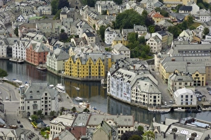 Images Dated 4th August 2010: Alesund, More og Romsdal, Norway, Scandinavia, Europe
