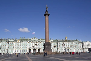 Palace Square Prints: Alexander Column on Palace Square