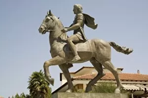 Images Dated 18th July 2008: Alexander the Great statue, Pella, Macedonia, Greece, Europe