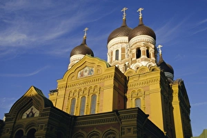 Estonia Prints: Alexander Nevski Cathedral, Tallinn, Estonia, Europe
