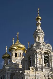 Images Dated 6th October 2009: Alexander Nevski church, Yalta, Crimea, Ukraine, Europe