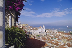 Tagus River Prints: Alfama and Rio Tejo (Tagus River)