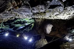Algar do Carvao Caves, Terceira Island, Azores, Portugal, Europe