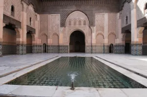 Images Dated 9th July 2009: Ali Ben Youssef Medersa (Koranic School), UNESCO World Heritage Site, Marrakech