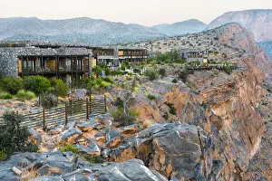 Panoramas Prints: Alila Jabal Akhdar hotel, nestled 2000 metres above sea level