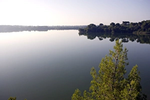 Images Dated 7th July 2008: Alimini Grande lake, Otranto, Lecce province, Puglia, Italy, Europe