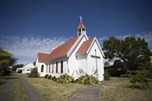 Images Dated 3rd February 2008: All Saints Anglican Church, Foxton, North Island, New Zealand, Pacific