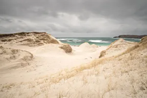 Typically Scottish Prints: Allathasdal Beach (Seal Bay), Barra, Outer Hebrides, Scotland, United Kingdom, Europe