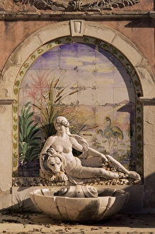 Estoi Palace Prints: Allegorical figure