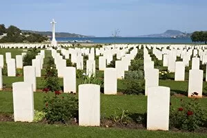 Images Dated 23rd April 2008: Allied War Cemetery, Soudha Bay, Akrotiri Peninsula, Chania region, Crete, Greek Islands, Greece