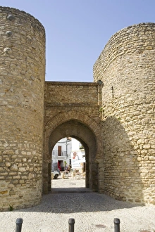City Gates Prints: Almocabar Gate, Ronda, Malaga province, Andalucia, Spain, Europe