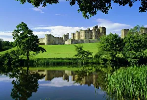 River Bank Prints: Alnwick Castle, Alnwick, Northumberland, England, UK