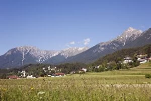 Alps and Gurgl valley in summer, Tarrenz, Tyrol, Austria, Europe