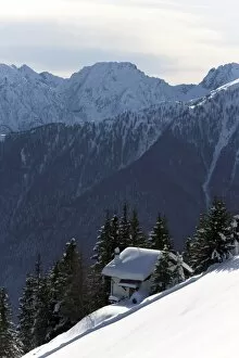 Alps in winter, Peidmont Region, Italy, Europe