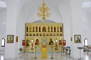Images Dated 13th November 2009: Altar area of the newly-built Russian Orthodox Cathedral in Havanas historic centre