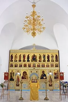 Images Dated 13th November 2009: Altar area of the newly-built Russian Orthodox Cathedral in historic centre