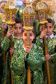 Kids Prints: Altar boys and girls at Celebration of the Myrrh bearers