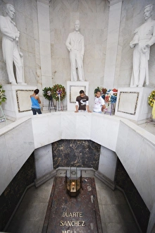 Mausoleum Prints: Altar de la Patria, mausoleum of Duarte, Sanchez and Mella, Independence Park