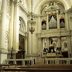 Altar and organ