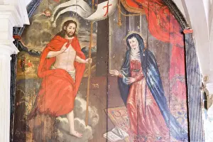 Beja Prints: Altar and paintings, Convento de Nossa Senhora da Conceicao (Our Lady of the Conception Convent)