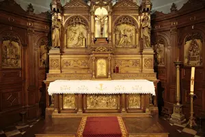 Altars Prints: Altar and reredos, Sainte-Marie des Batignolles church, Paris, France, Europe