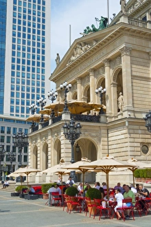 Hesse Prints: Alte Oper (Old Opera House), Frankfurt am Main, Hesse, Germany, Europe