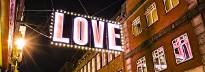 Love Prints: Alternative festive Christmas lights in Carnaby Street