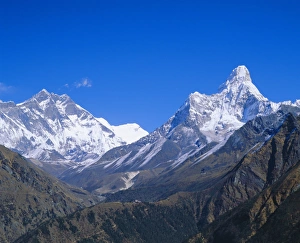 Ama Dablam and Lhostche mountains