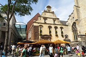 Bars Prints: Amadeus Bar and Dominicanerkerk (Dominican Church), Mstricht, Limburg