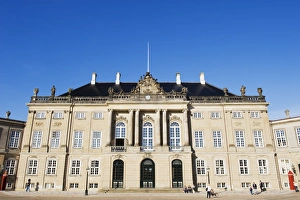 Grande Prints: Amalienborg Palace, home of the royal family, Copenhagen, Denmark, Scandinavia, Europe