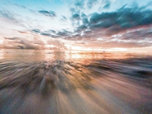 Bliss Prints: Amazing tropical beach at sunset, The Maldives, Indian Ocean