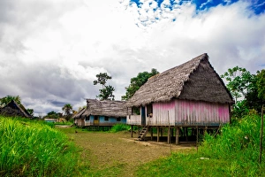Amazon Village, Iquitos, Peru, South America