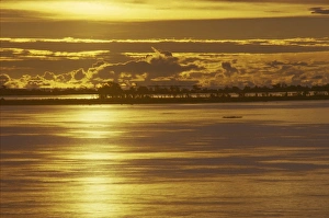 Amazon Prints: Amazonian sunset, Brazil, South America