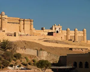 Images Dated 12th February 2008: The Amber Fort, Jaipur, Rajasthan, India, Asia
