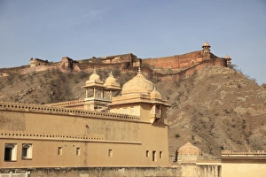 Fortified Prints: Amber Fort Palace, Jaigarh Fort, Jaipur, Rajasthan, India, Asia