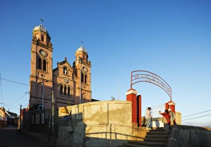 Ambozontany Cathedral, Fianarantsoa Haute Ville, old town, central area, Madagascar
