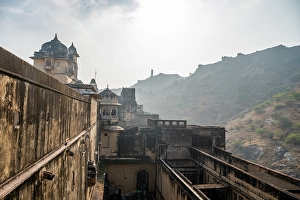 Fortifications Prints: Amer Fort (Amber Fort), Rajasthan, India