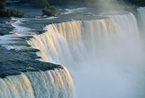 Aerials Prints: The American Falls at the Niagara Falls