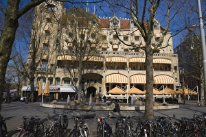 The American Hotel, a famous Art Nouveau style building in Leidseplein The American Hotel, a famous Art Nouveau style building in Leidseplein