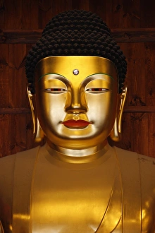 Jogyesa Temple Prints: Amitabha Buddha, Main Hall, Jogyesa temple, Seoul, South Korea, Asia