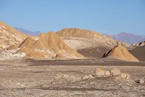 The amphitheater in Valle de le Luna, Los Flamencos National Reserve, Antofagasta Region