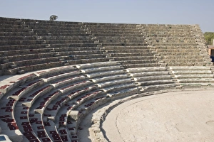 Amphi Theatre Prints: Amphitheatre, archaeological site of Salamis, Salamis, North Cyprus, Europe