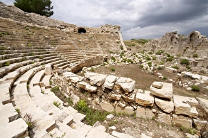 Amphitheatre at the Lycian site of Patara, near Kalkan, Antalya Province
