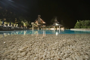 Swimming Pools Prints: Anantara Golden Triangle Resort, Sop Ruak, Golden Triangle, Thailand, Southeast Asia