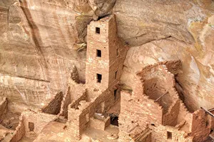 Anasazi Prints: Anasazi Ruins, Square Tower House