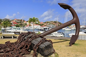 Anchor Prints: Anchor in Gustavia Harbor, Gustavia, St